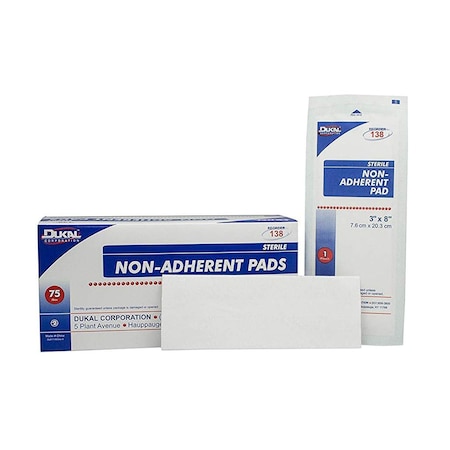 Dukal Nonadherent Dressing, 3 x 8 inch, Sterile 138